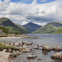 Buy canvas prints of Wastwater stones by Graham Moore