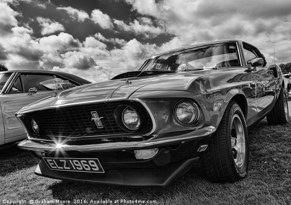Mustang Mach 1 Picture Board by Graham Moore