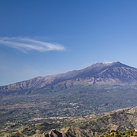 Buy canvas prints of Mount Etna by Graham Moore