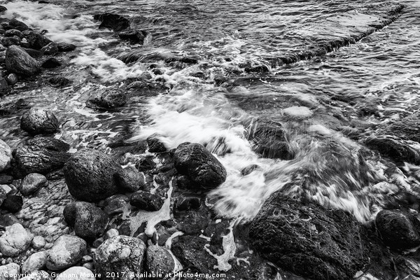 Rocky shore Picture Board by Graham Moore