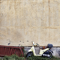 Buy canvas prints of Scooter by Graham Moore
