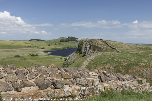 Highshield Crags Picture Board by Graham Moore