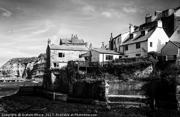 Staithes village Picture Board by Graham Moore