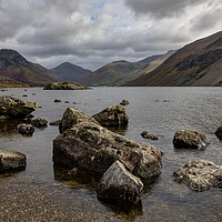 Buy canvas prints of Wastwater stones by Graham Moore