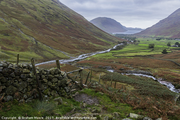 Wastwater from Great Gable Picture Board by Graham Moore