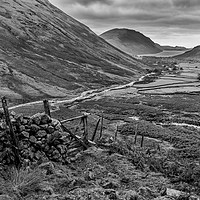 Buy canvas prints of Wastwater from Great Gable by Graham Moore