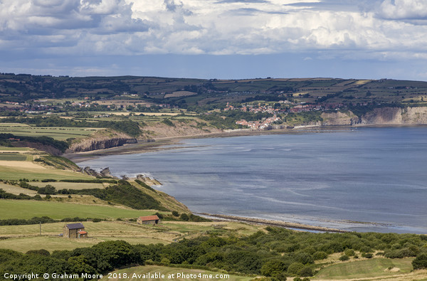 Robin Hoods Bay Picture Board by Graham Moore