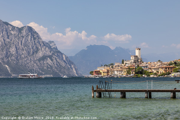 Lake Garda Picture Board by Graham Moore