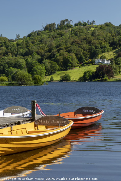 Grasmere pleasure boats Picture Board by Graham Moore