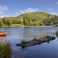 Buy canvas prints of Grasmere landing stage by Graham Moore