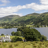 Buy canvas prints of Grasmere from Red Bank by Graham Moore