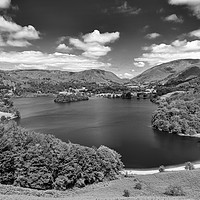Buy canvas prints of Grasmere from Loughrigg Terrace  by Graham Moore