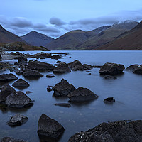 Buy canvas prints of Wastwater at blue hour by Graham Moore