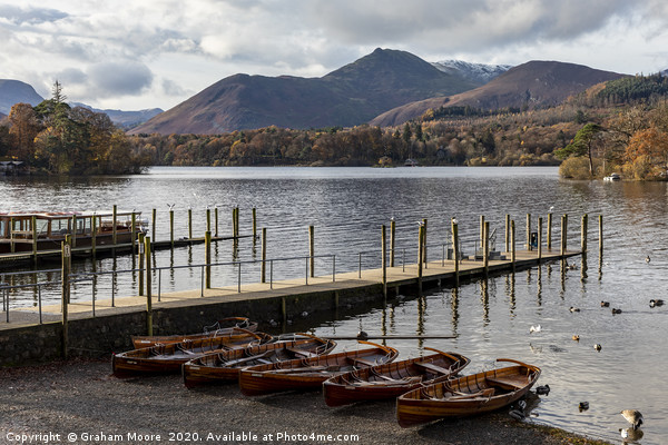 Causey Pike above Derwentwater Picture Board by Graham Moore