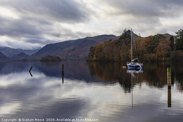 Derwentwater and Castle Crag Picture Board by Graham Moore
