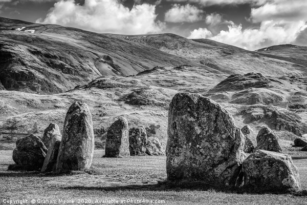 Castlerigg Stone Circle Picture Board by Graham Moore