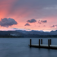 Buy canvas prints of Windermere sunset by Graham Moore