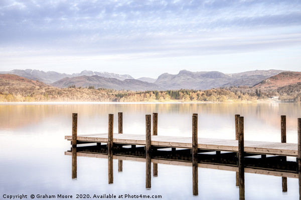 Lake Windermere Picture Board by Graham Moore
