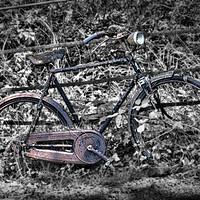 Buy canvas prints of Old Bike by Graham Moore