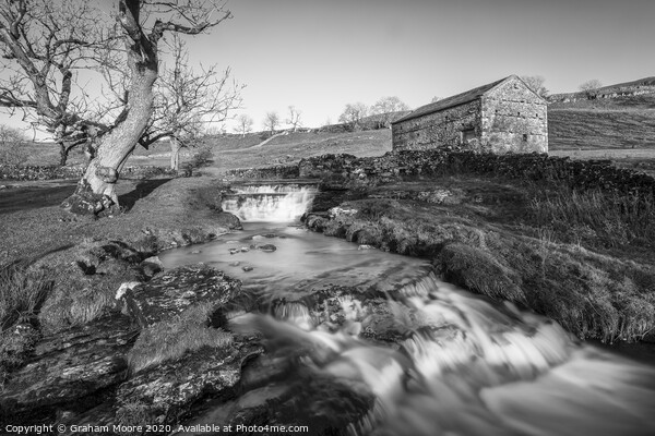 Cray Lower Falls Wharfedale North Yorkshire Picture Board by Graham Moore