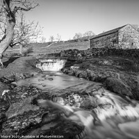 Buy canvas prints of Cray Lower Falls Wharfedale North Yorkshire by Graham Moore