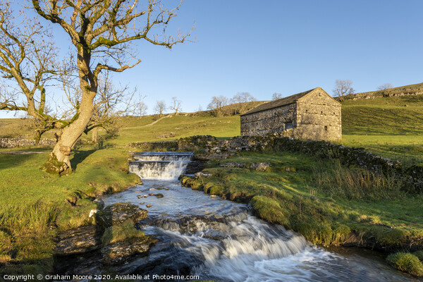 Cray Lower Falls Wharfedale North Yorkshire Picture Board by Graham Moore