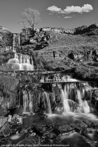 Cray Falls Wharfedale North Yorkshire Picture Board by Graham Moore