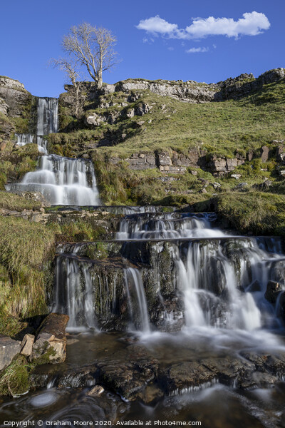 Cray Falls Wharfedale North Yorkshire Picture Board by Graham Moore
