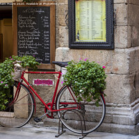 Buy canvas prints of Restaurant entrance by Graham Moore