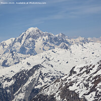 Buy canvas prints of Mont Blanc by Graham Moore