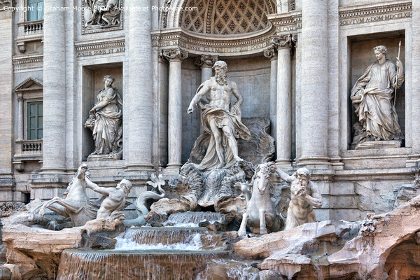 Trevi Fountain Rome Picture Board by Graham Moore