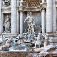 Buy canvas prints of Trevi Fountain Rome by Graham Moore
