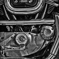Buy canvas prints of Harley Engine by Graham Moore