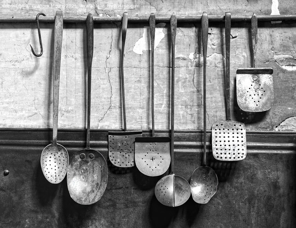 Old fashioned kitchen utensils Picture Board by Graham Moore