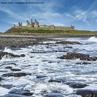 Buy canvas prints of Dunstanburgh Castle from the south by Graham Moore