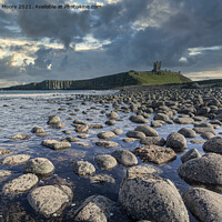 Buy canvas prints of Dunstanburgh Castle from the north by Graham Moore