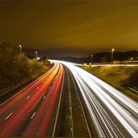 Buy canvas prints of M53 Light Trails by Paul Farrell Photography