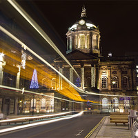 Buy canvas prints of Liverpool Town Hall light trails by Paul Farrell Photography