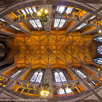 Buy canvas prints of Lady Chapel ceiling by Paul Farrell Photography
