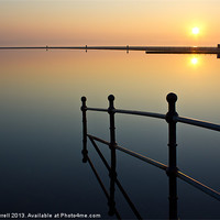 Buy canvas prints of West Kirby February sunset by Paul Farrell Photography