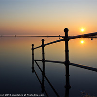 Buy canvas prints of Wirral winter sunset by Paul Farrell Photography