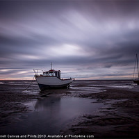 Buy canvas prints of Boats on Meols beach by Paul Farrell Photography