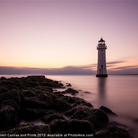 Buy canvas prints of New Brighton dusk by Paul Farrell Photography