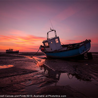 Buy canvas prints of July afterglow at Meols by Paul Farrell Photography