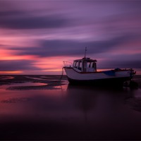 Buy canvas prints of Meols July afterburn by Paul Farrell Photography