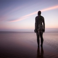Buy canvas prints of Crosby iron man by Paul Farrell Photography