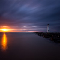 Buy canvas prints of Sun kissed New Brighton by Paul Farrell Photography