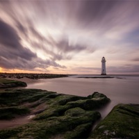 Buy canvas prints of Perch Rock lighthouse by Paul Farrell Photography