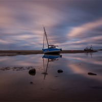 Buy canvas prints of Boats at Meols by Paul Farrell Photography