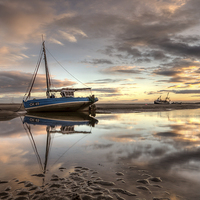 Buy canvas prints of September sunrise at Meols by Paul Farrell Photography
